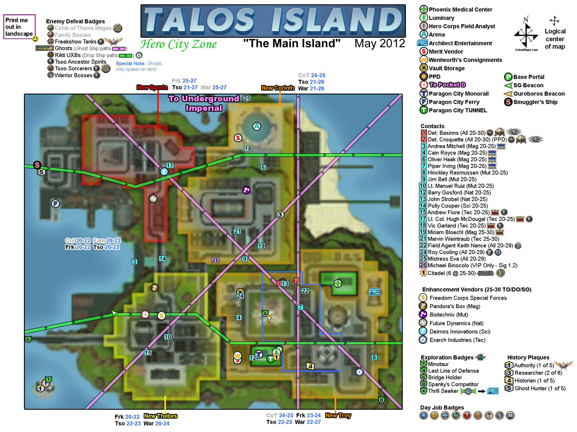 city of heroes maps